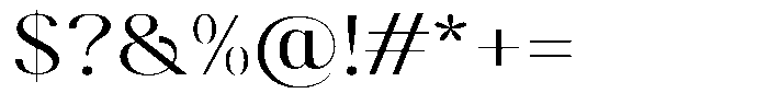 Gravontis Semi Expanded Font OTHER CHARS
