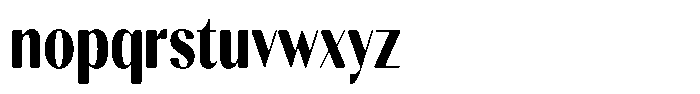 Gravontis Soft Black Condensed Font LOWERCASE