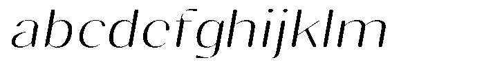 Gravontis Soft Extra Light Expanded Italic FONT