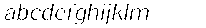 Gravontis Soft Extra Light Semi Expanded Italic FONT