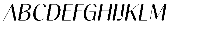 Gravontis Soft Italic Font UPPERCASE
