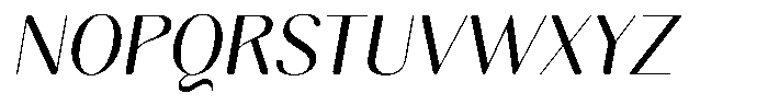 Gravontis Soft Italic Font UPPERCASE