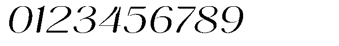 Gravontis Soft Light Expanded Italic Font OTHER CHARS