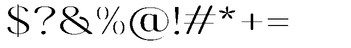 Gravontis Soft Light Expanded Font OTHER CHARS
