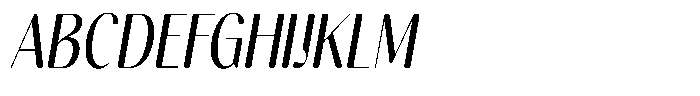 Gravontis Soft Medium Condensed Italic Font UPPERCASE