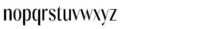 Gravontis Soft Medium Condensed Font LOWERCASE