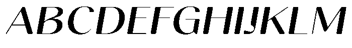 Gravontis Soft Medium Expanded Italic Font UPPERCASE