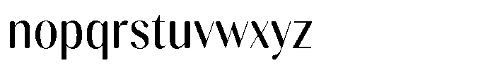 Gravontis Soft Medium Semi Condensed Font LOWERCASE