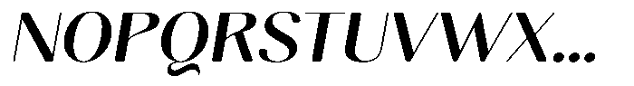Gravontis Soft Semi Bold Semi Expanded Italic Font UPPERCASE