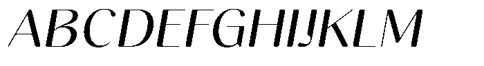 Gravontis Soft Semi Expanded Italic Font UPPERCASE