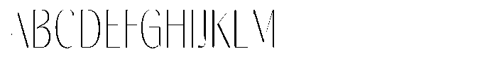 Gravontis Soft Thin Condensed Font UPPERCASE