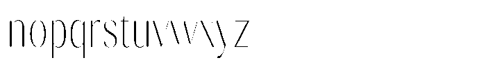 Gravontis Soft Thin Condensed Font LOWERCASE