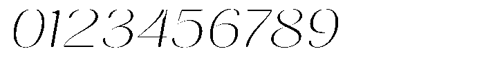 Gravontis Soft Thin Expanded Italic Font OTHER CHARS