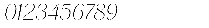 Gravontis Soft Thin Italic Font OTHER CHARS