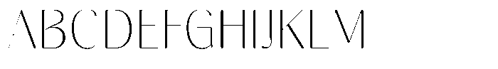 Gravontis Soft Thin Font UPPERCASE