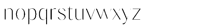 Gravontis Soft Thin Font LOWERCASE