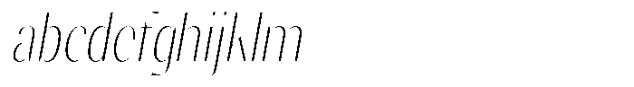 Gravontis Thin Condensed Italic FONT