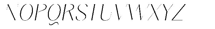 Gravontis Thin Italic Font UPPERCASE