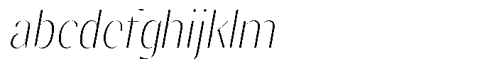 Gravontis Thin Semi Condensed Italic FONT