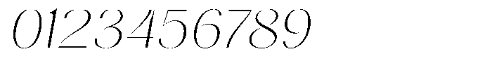 Gravontis Thin Semi Expanded Italic Font OTHER CHARS