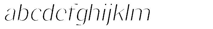 Gravontis Thin Semi Expanded Italic FONT