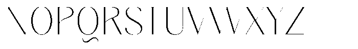 Gravontis Thin Font UPPERCASE