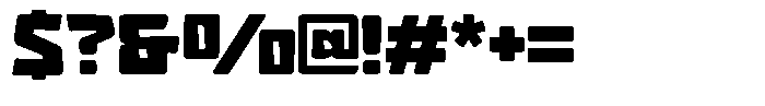 Gravox Regular Font OTHER CHARS