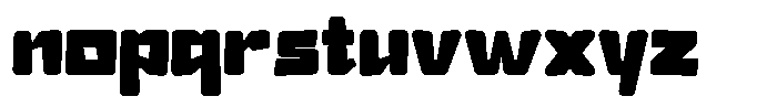 Gravox Regular Font LOWERCASE