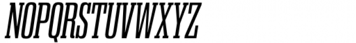 Gravtrac Compressed Italic Font UPPERCASE
