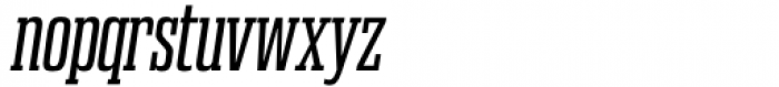 Gravtrac Compressed Italic Font LOWERCASE