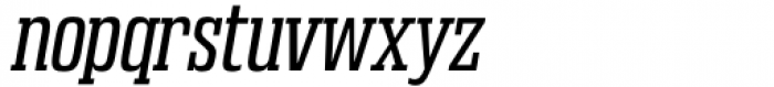 Gravtrac Condensed Italic Font LOWERCASE