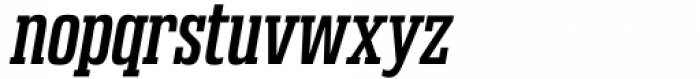 Gravtrac Condensed Semi Bold Italic Font LOWERCASE
