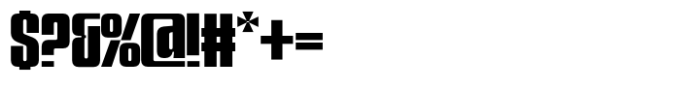 Graxor Bold Font OTHER CHARS