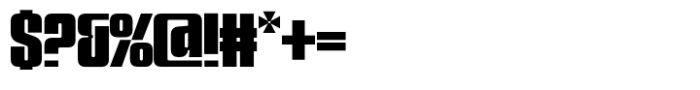 Graxor Extra Bold Font OTHER CHARS