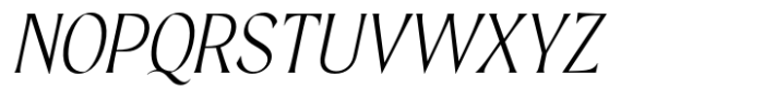 Grayscale Light Italic Font UPPERCASE