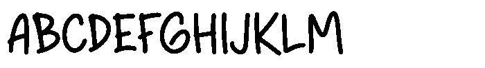 Graze Touch Bold Font UPPERCASE