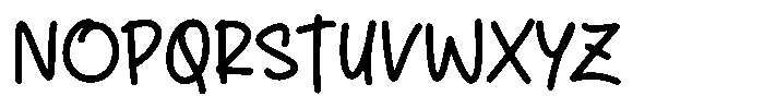Graze Touch Bold Font UPPERCASE