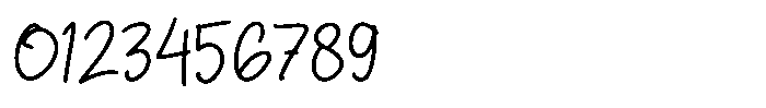 Graze Touch Regular Font OTHER CHARS