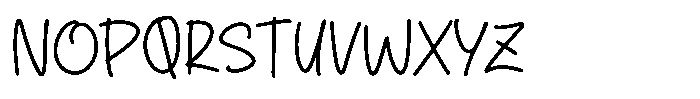 Graze Touch Regular Font UPPERCASE