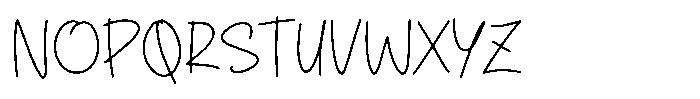 Graze Touch Thin Font UPPERCASE
