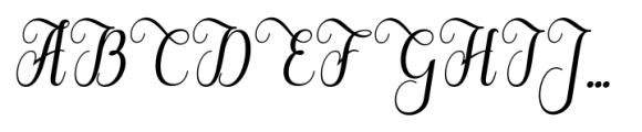 Graziella Script Italic Font UPPERCASE