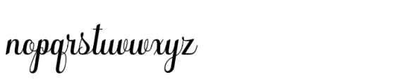 Graziella Script Italic Font LOWERCASE