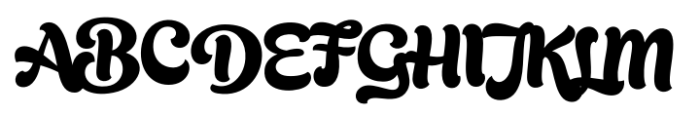 Gready Regular Font UPPERCASE