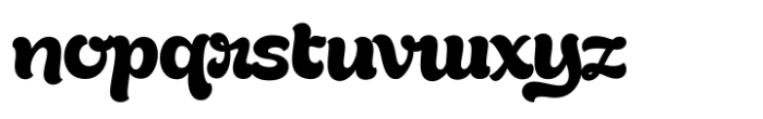 Gready Regular Font LOWERCASE