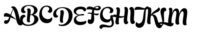 Gready Thin Font UPPERCASE