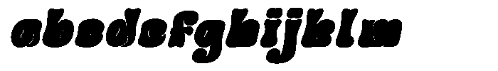 Greasy Italic FONT