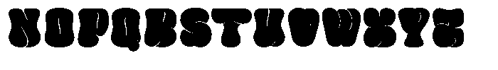 Greasy Regular Font UPPERCASE