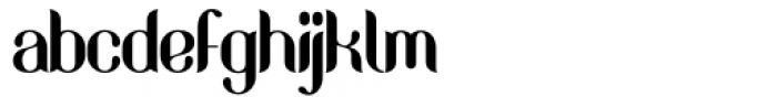 Great Belly Regular Font LOWERCASE