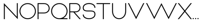 Great Gusto Thin Font UPPERCASE
