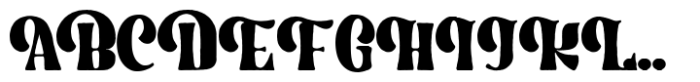 Great Mammoth Regular Font UPPERCASE